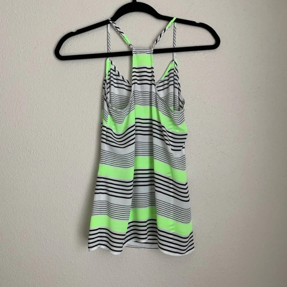 J. Crew factory neon striped tank top size 0 - Picture 5 of 5